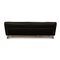 Gismo Leather Three Seater Black Sofa from Koinor 8
