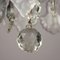 Vintage Metal and Glass Chandelier, Image 9