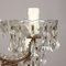 Vintage Metal and Glass Chandelier 8