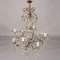 Vintage Metal and Glass Chandelier 3