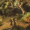 Landschaft mit Fluss und Figuren, 1862, Öl auf Leinwand, Gerahmt 3
