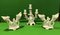Continental Porcelain Posy Holders and Candelabra, Set of 3 1