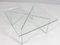 Barcelona Coffee Table with Glass Top attributed to Ludwig Mies Van Der Rohe for Knoll 2