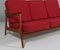 3-Seater Sofa in Oak and Teak attributed to Johannes Andersen, Denmark, 1960s, Image 4