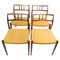 Chaises de Salle à Manger Modèle 79 par Niels O. Møller, 1960s, Set de 4 1