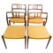 Dining Chairs Model 79 by Niels O. Møller, 1960s, Set of 4 1