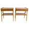 Nightstands in Teak by Ab Carlström & Co Furniture Factory, 1950s, Set of 2 1