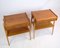 Nightstands in Teak by Ab Carlström & Co Furniture Factory, 1950s, Set of 2, Image 2