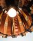 Ceiling Lamp in Copper by Verner Schou for Coronell Elektro, 1970s 3