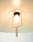 Lampada da soffitto in ottone con sospensione a contrappeso attribuita a Lyfa, anni '60, Immagine 4