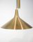 Ceiling Lamp in Brass with Counterweight Pendant attributed to Lyfa, 1960s 3