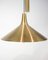 Ceiling Lamp in Brass with Counterweight Pendant attributed to Lyfa, 1960s, Image 3