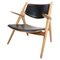 Fauteuil Modèle CH28 en Chêne attribué à Hans J. Wegner pour Carl Hansen 1