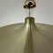 Mid-Century Gold Disc Wall Lamp, 1970s, Image 7