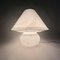 Lámpara de mesa hongo de vidrio de Limburg Glashütte, años 70, Imagen 14