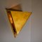 Pyramid Shaped Massive Brass Wall Lamp from OTHR, 1970s 9