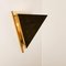 Pyramid Shaped Massive Brass Wall Lamp from OTHR, 1970s, Image 10