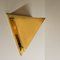 Massive Messing Wandlampe in Pyramidenform von OTHR, 1970er 11