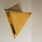 Pyramid Shaped Massive Brass Wall Lamp from OTHR, 1970s 11