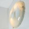 Round Marbled Glass Wall Light attributed to Hillebrand, Germany, 1960s 7