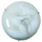 Round Marbled Glass Wall Light attributed to Hillebrand, Germany, 1960s 1