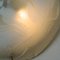 Lampada da parete rotonda in vetro marmorizzato attribuita a Hillebrand, Germania, anni '60, Immagine 8