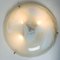 Round Marbled Glass Wall Light attributed to Hillebrand, Germany, 1960s 9