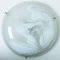Round Marbled Glass Wall Light attributed to Hillebrand, Germany, 1960s, Image 10