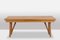 Vintage Natural Oak Table from Guillerme & Chambron, 1970s 2