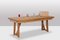 Vintage Natural Oak Table from Guillerme & Chambron, 1970s 11