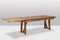 Vintage Natural Oak Table from Guillerme & Chambron, 1970s 3