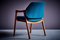 Vintage Dining Chairs in Blue Fabric by Ico & Luisa Parisi for Cassina, 1950s, Set of 4 6