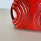 Large Red Abstract Vase by Cari Zalloni for Steuler, 1970s 6