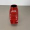 Large Red Abstract Vase by Cari Zalloni for Steuler, 1970s, Image 10