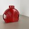 Large Red Abstract Vase by Cari Zalloni for Steuler, 1970s 2