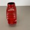 Large Red Abstract Vase by Cari Zalloni for Steuler, 1970s 12