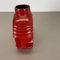 Large Red Abstract Vase by Cari Zalloni for Steuler, 1970s, Image 12