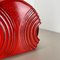 Jarrón abstracto grande en rojo de Cari Zalloni para Steuler, años 70, Imagen 8