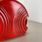 Large Red Abstract Vase by Cari Zalloni for Steuler, 1970s 8