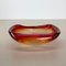 Italian Murano Glass Red-Yellow Bowl, 1970s 15