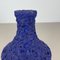Blaue Brutalistische Vase von Silberdistel, 1960er 13