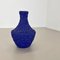 Brutalist Blue Vase from Silberdistel, 1960s 2