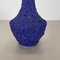 Blaue Brutalistische Vase von Silberdistel, 1960er 9
