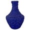 Blaue Brutalistische Vase von Silberdistel, 1960er 1