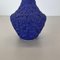 Blaue Brutalistische Vase von Silberdistel, 1960er 8