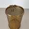 Hollywood Regency Gilded Waste Paper Basket by Li Puma, 1950s 17