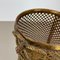 Hollywood Regency Gilded Waste Paper Basket by Li Puma, 1950s 8