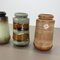Vintage German Pottery Fat Lava Vases from Scheurich, 1970s, Set of 3 12