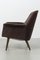 Vintage Brown Velvet Armchair, Image 2