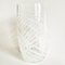 Vintage Murano Glass Vase with Swirl White, 1950s 4